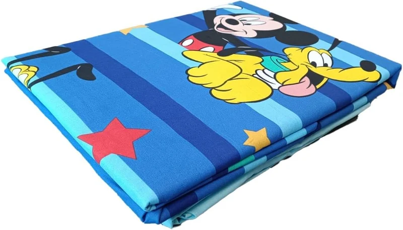 Mickey Mouse Mickey Mouse, Bettlaken für französisches Bett, Bettlaken, Spannbettlaken, Kissenbezug,