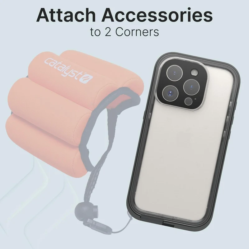 Catalyst Total Protection Case for iPhone 15 Pro - 5X More Waterproof iPhone 15 Pro Case, Highly Res