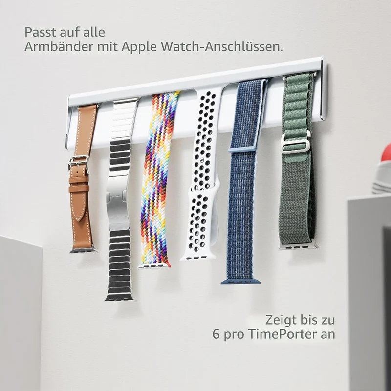 Twelve South TimePorter Wandhalterung für Apple Watch-Bänder, Uhrenarmbandhalter funktioniert mit Al