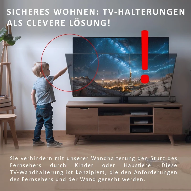 [ Test 2X SEHR GUT *] AXRED Olympus Max TV Mount Wandhalterung 17”-60” Zoll (43-152cm) 4K Fernseher