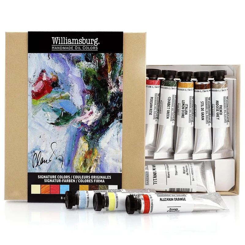 Williamsburg Oil Signature Colors Set by Williamsburg Sets Grau,Orange,Königsblau, Sets Grau,Orange,