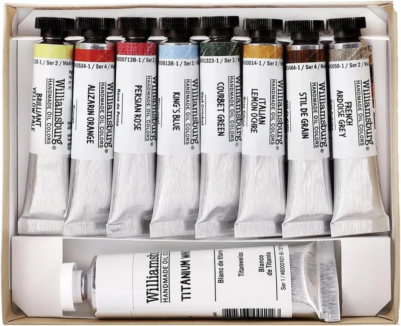 Williamsburg Oil Signature Colors Set by Williamsburg Sets Grau,Orange,Königsblau, Sets Grau,Orange,