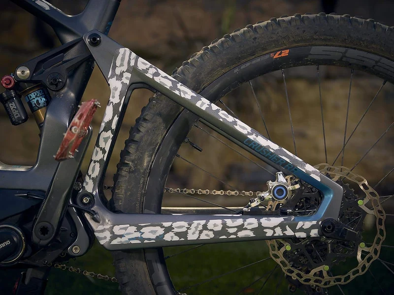 All Mountain Style AMS Rahmenschutz Full Halbdurchsichtig gegen starke Schläge – Schützt Ihr Fahrrad