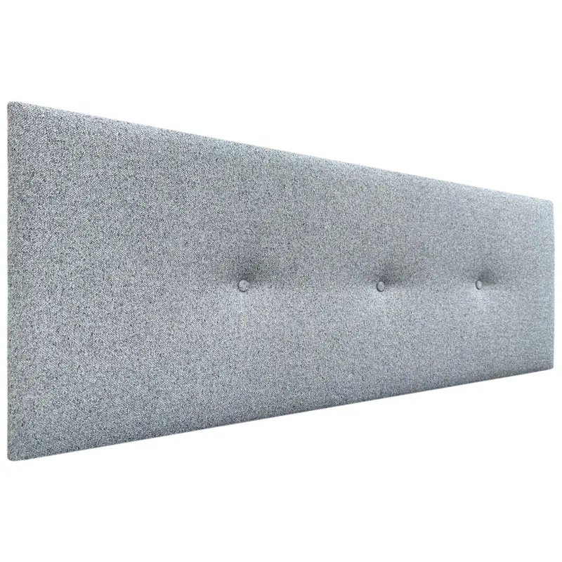 DHOME Kunstleder oder Acualine Stoff Kopfteil einfarbig mit Knöpfen gepolstert HIGH Range Luxus Bett