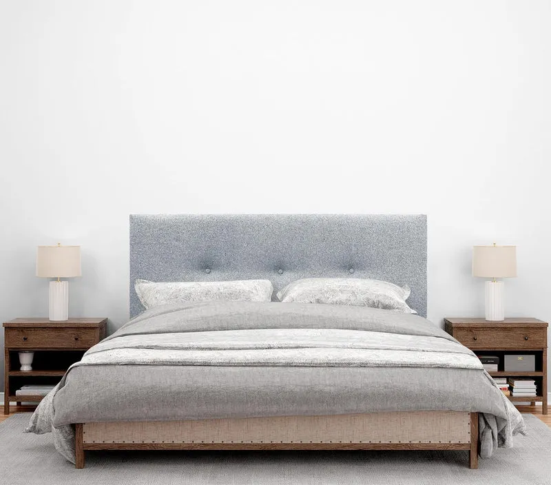 DHOME Kunstleder oder Acualine Stoff Kopfteil einfarbig mit Knöpfen gepolstert HIGH Range Luxus Bett