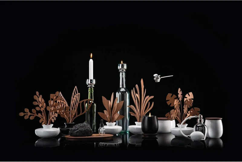 Alessi The Five Season MW62S 3 W Duftkerze aus Pflanzlichem Wachs, Klein-Rote Früchte und Feigen, We