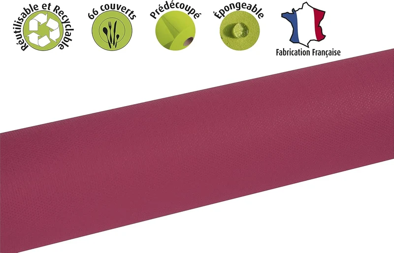 Pronappe Tischdecke R782008I Einweg-Tischdecke aus Spunbond-Vlies Länge 20m Breite 1,20m (pro Rolle)