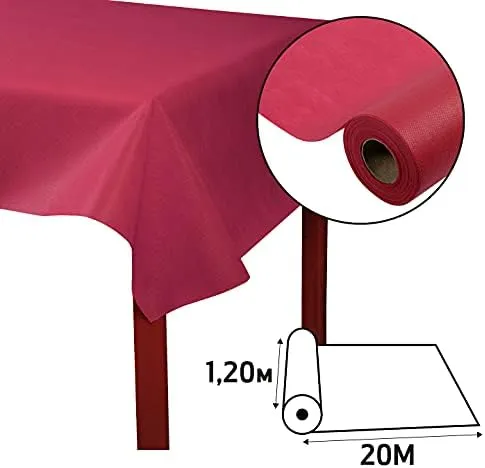 Pronappe Tischdecke R782008I Einweg-Tischdecke aus Spunbond-Vlies Länge 20m Breite 1,20m (pro Rolle)