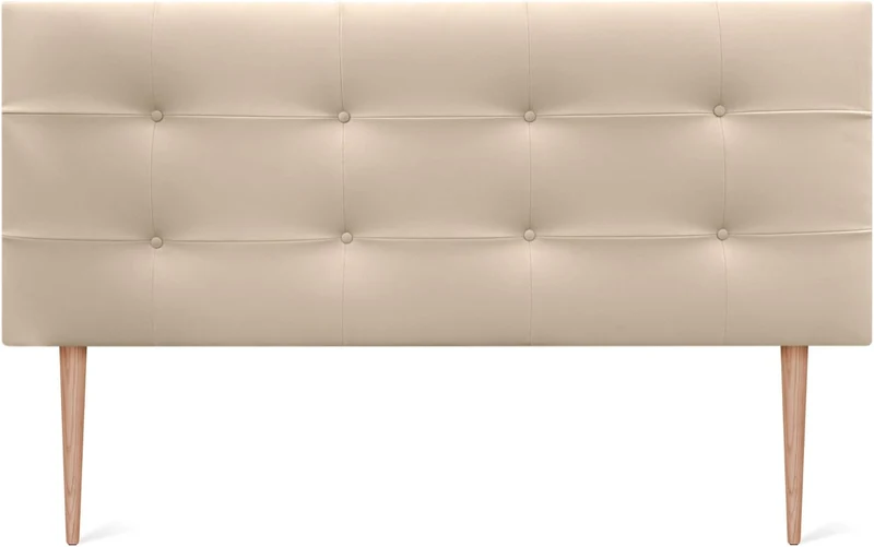 DHOME Kopfteil, gepolstertes Bett Kopfteil 8cm dick. Gepolstertes Kopfteil ACUALINE Stoff und Kunstl