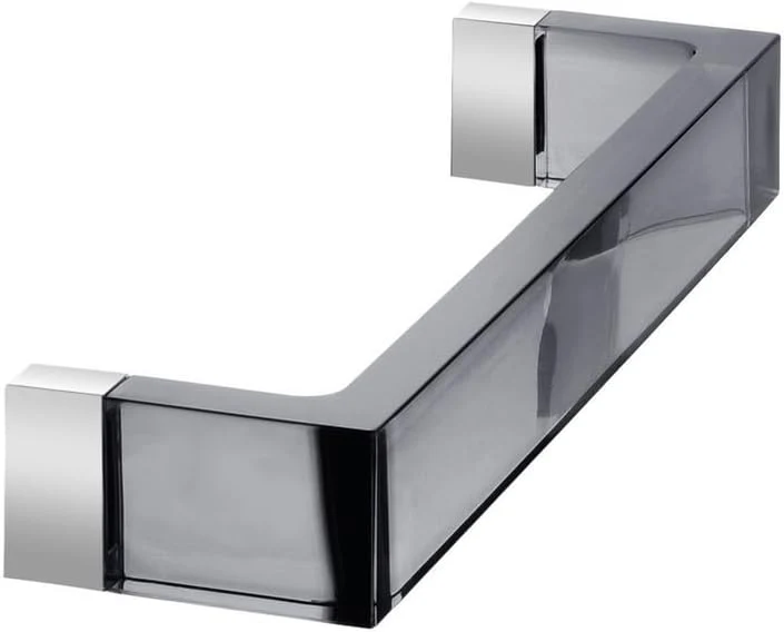 Kartell Rail Handtuchhalter, Plastik, rauch bagno, 30 x 4 cm 30 cm Fumé, 30 cm Fumé