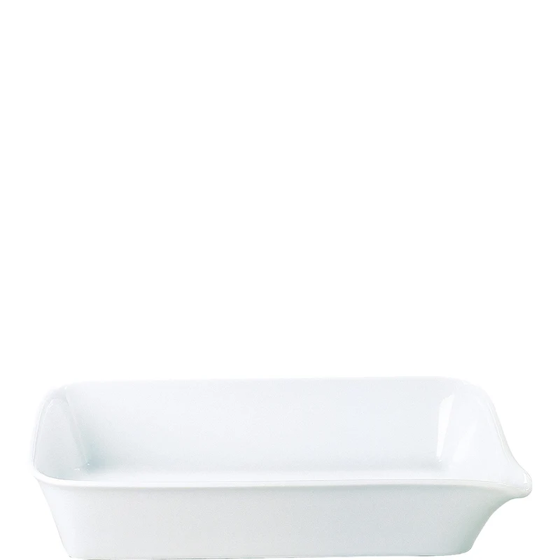 KAHLA 397767A90039C Five Senses Midi-Backform 28x19 cm | Weisse kleine Auflaufform aus Porzellan Sch