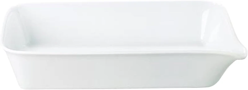 KAHLA 397767A90039C Five Senses Midi-Backform 28x19 cm | Weisse kleine Auflaufform aus Porzellan Sch