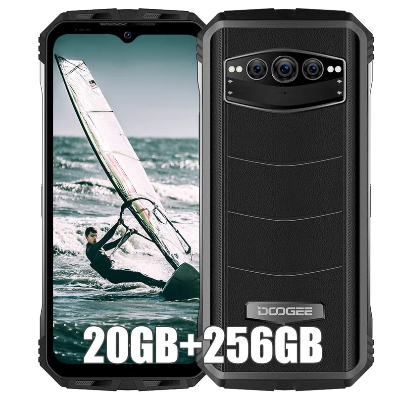 DOOGEE S100 (2023), Helio G99 20GB + 256GB, 10800mAh Akku, 4G Smartphone ohne Vertrag, 108MP Kamera