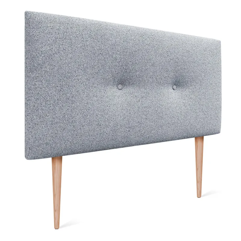 DHOME Kunstleder oder Acualine Stoff Kopfteil einfarbig mit Knöpfen gepolstert HIGH Range Luxus Bett
