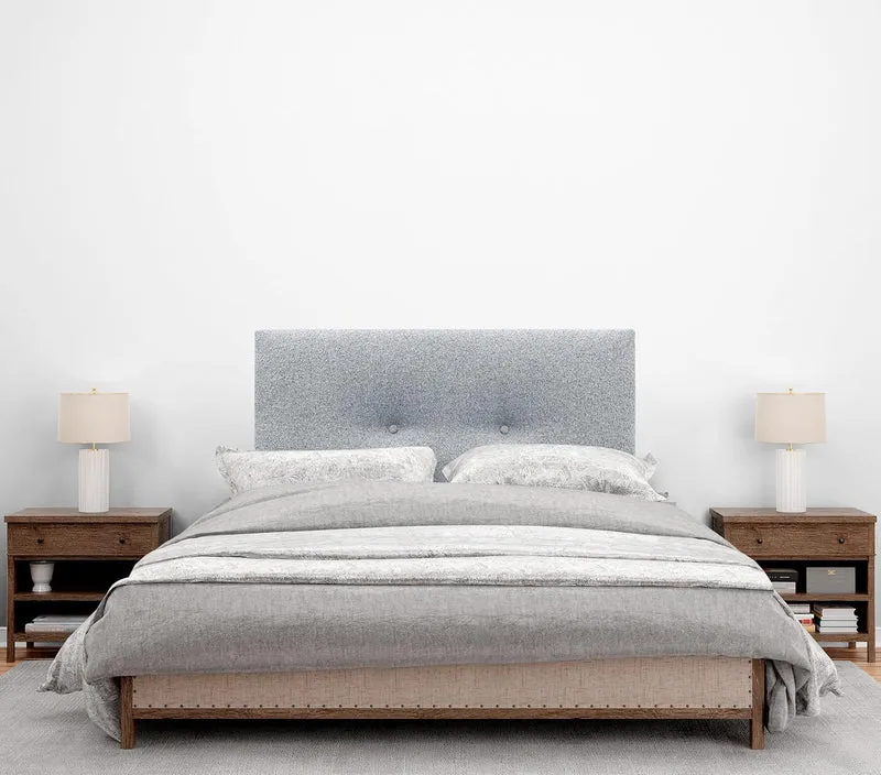 DHOME Kunstleder oder Acualine Stoff Kopfteil einfarbig mit Knöpfen gepolstert HIGH Range Luxus Bett