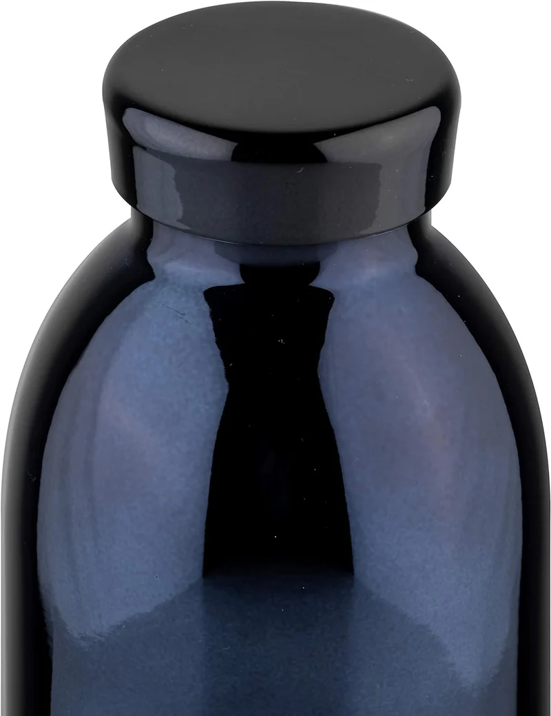 24 Bottles Clima, Trinkflasche aus Edelstahl, Schwarz, 500 ml 500 ml Black Radiance, 500 ml Black Ra