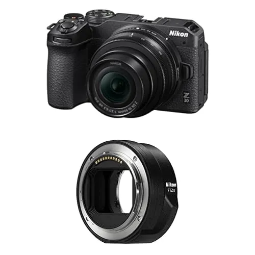 Nikon Z 30 Kit DX 16-50 mm 1:3.5-6.3 VR + DX 50-250 mm 1:4.5-6.3 VR (20,9 MP, 11 Bilder pro Sekunde,