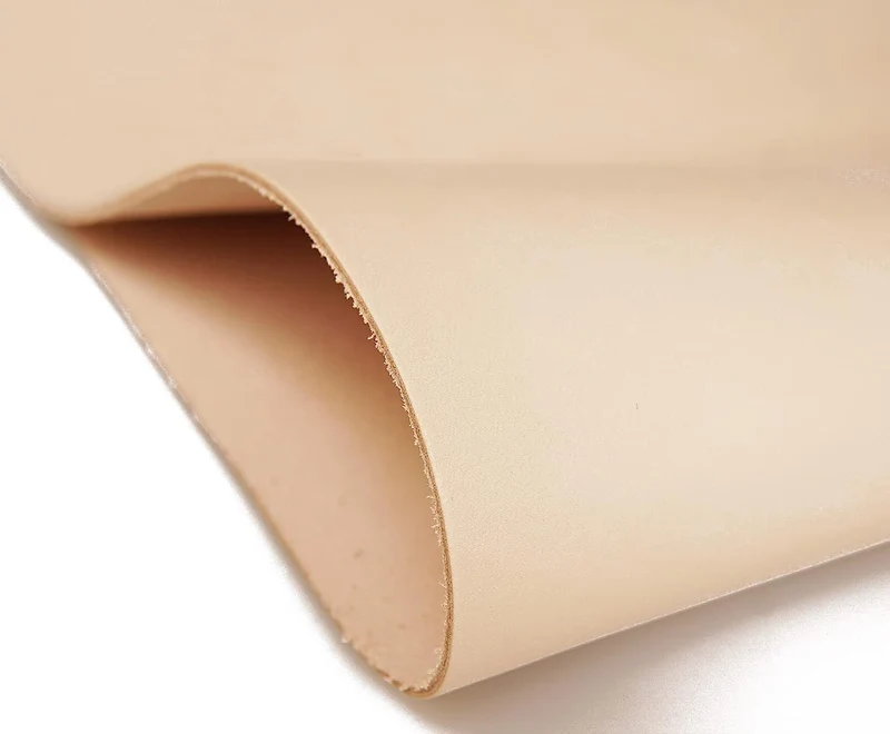 QMYBROW Lederblätter, Veg Tan Leder, natürliches pflanzlich gegerbtes Leder,Werkzeugleder zum Bastel