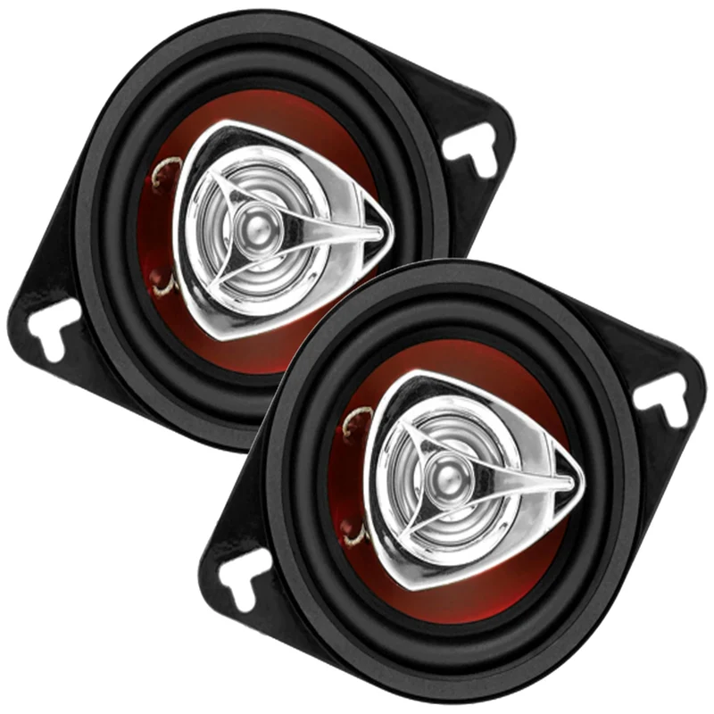 The Wholesale House boss audio ch3220 8cm (3.5") 2-wege-lautsprecher auto 140w 8,9 cm, Rot, 8,9 cm,