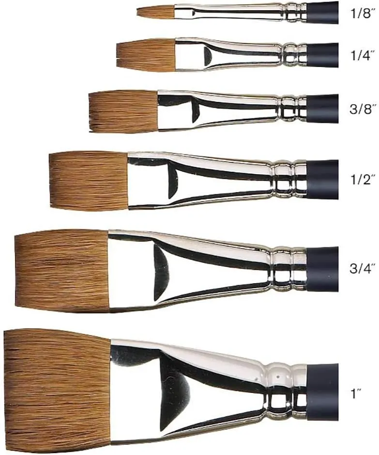 Winsor & Newton 5070125 Professional Sable Aquarell Pinsel aus Kolinski Marderhaar für ausgezeichnet