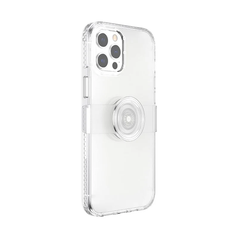 PopSockets: PopCase Hülle für iPhone 12 Pro Max mit Abnehmbarem PopGrip Slide Sockel und Griff mit A