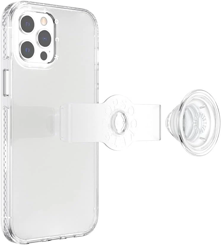 PopSockets: PopCase Hülle für iPhone 12 Pro Max mit Abnehmbarem PopGrip Slide Sockel und Griff mit A