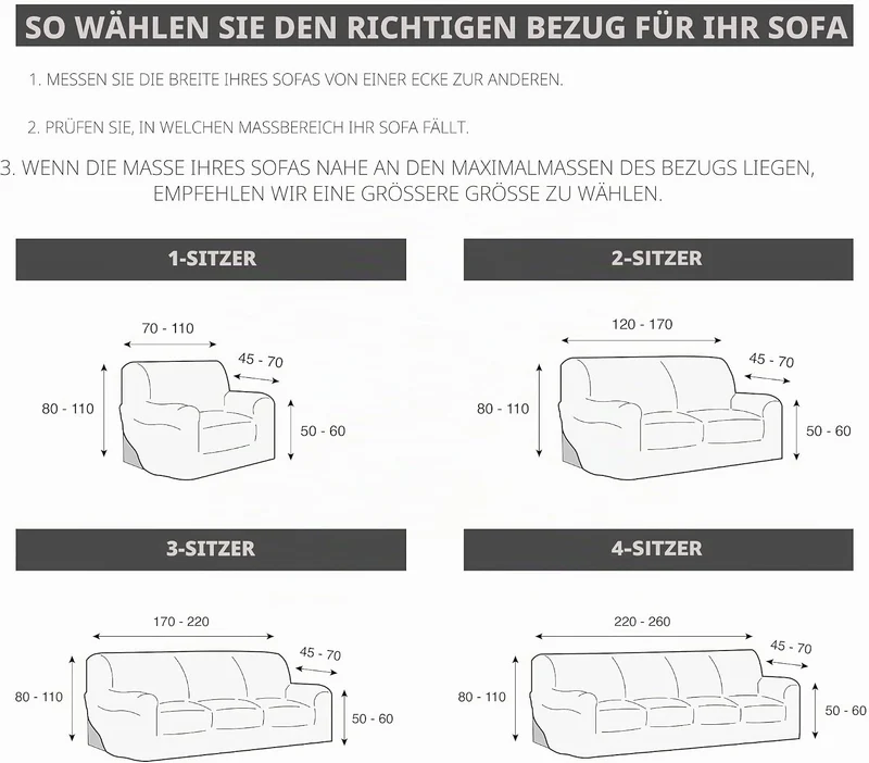 Martina Home Tunez, elastischer Sofabezug 3 Plätze 3 Plazas (180-240 cm) Senf Senf 3 Plätze, Senf 3