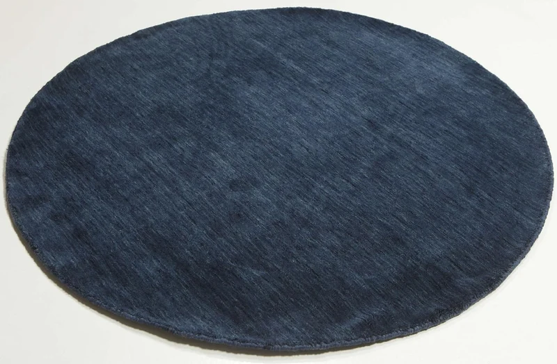 RugVista, Handloom, Teppich, Mittelflor, ∅ 150 cm, Rund, Wolle, Flur, Schlafzimmer, Küche, Wohnzimme
