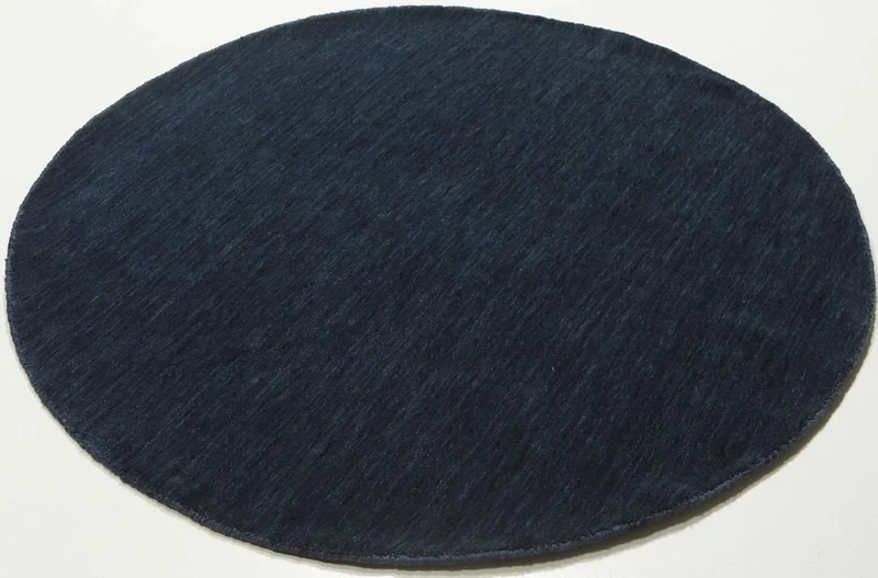 RugVista, Handloom, Teppich, Mittelflor, ∅ 150 cm, Rund, Wolle, Flur, Schlafzimmer, Küche, Wohnzimme