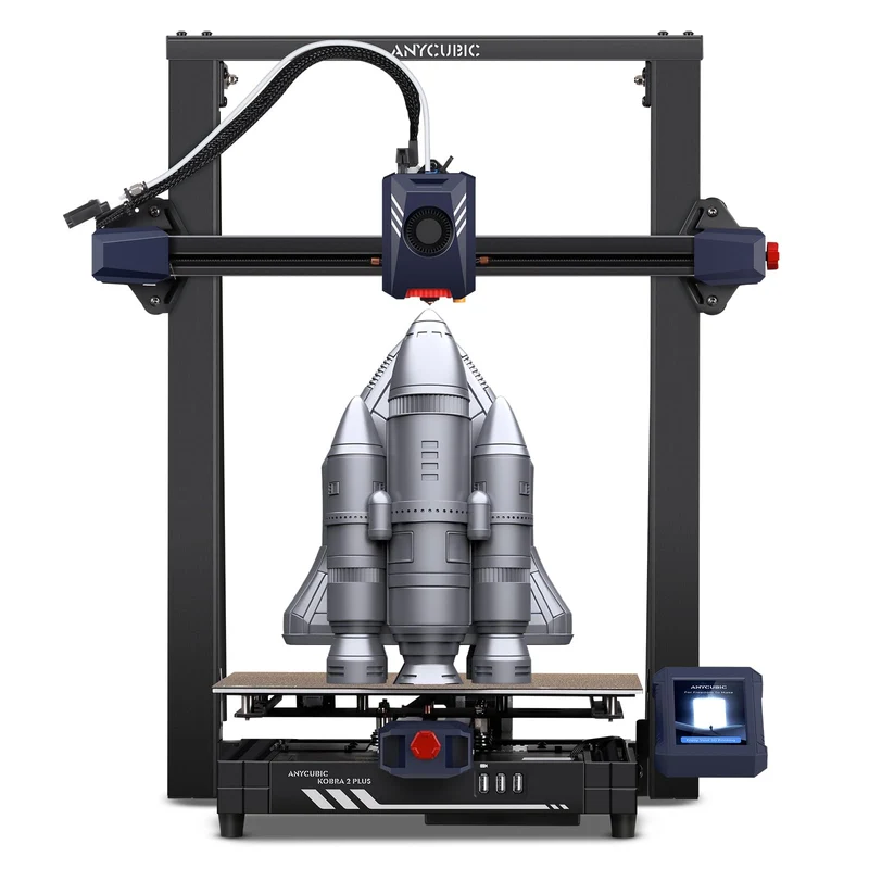 Anycubic Kobra 2 Plus 3D-Drucker, Grosse Druckgrösse 320 * 320 * 400mm, 500mm/s Hochgeschwindigkeits