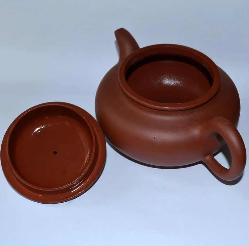 Yxhupot Zisha Classics Teekanne, 250 ml, chinesischer Yixing-Ton, Rot, Rot, Rot