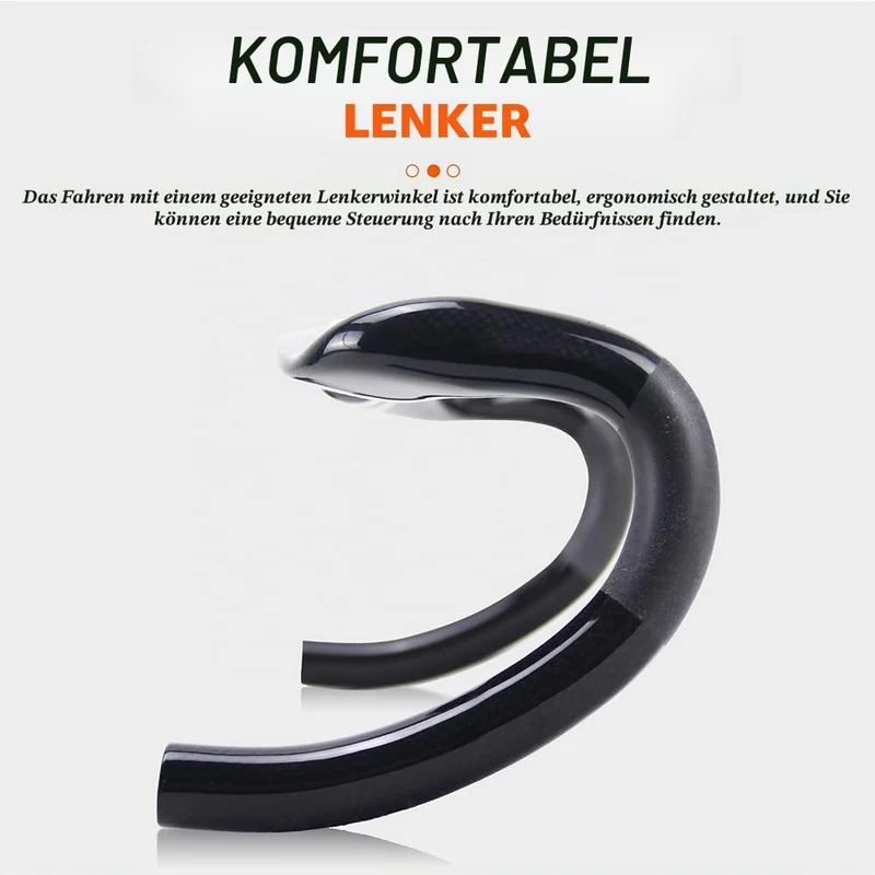 Carbon Rennrad Lenker，RXL SL Drop Bar 31.8mm Carbonfaser Fahrrad Schwarz Matt/glänzend Interne Linie