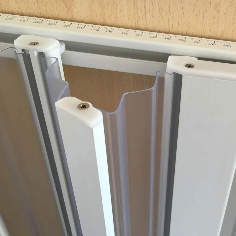 Forte Duschtür in PVC 60 cm H185 mod. Aura Seitlich, 60 CM