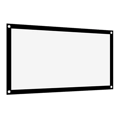 Projektor-Leinwand, 40 Zoll / 60 Zoll / 72 Zoll / 84 Zoll / 100 Zoll / 120 Zoll 16:9 HD Verdicken Tr