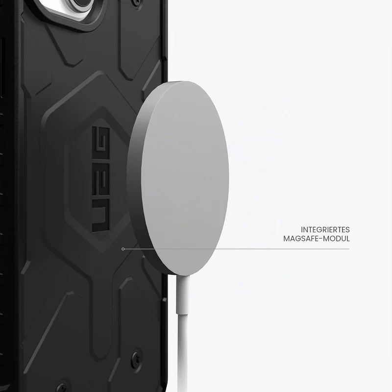 URBAN ARMOR GEAR Pathfinder Hülle kompatibel mit Apple iPhone 15 Plus Case [Wireless Charging/Magnet