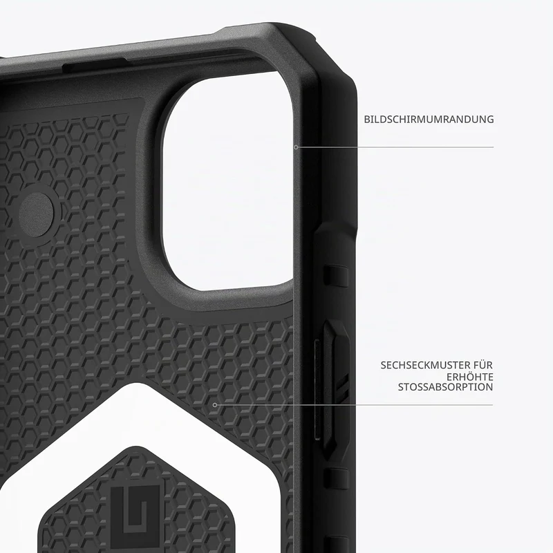URBAN ARMOR GEAR Pathfinder Hülle kompatibel mit Apple iPhone 15 Plus Case [Wireless Charging/Magnet