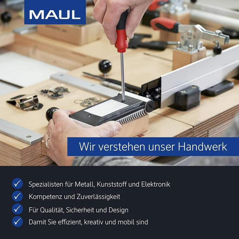 MAUL Beamertisch MAULpro | Tisch für Projektor und Beamer | Laptopständer höhenverstellbar | Stabile