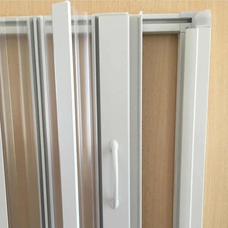 Forte Duschtür in PVC 140 cm H185 mod. Aura Seitlich, 140 CM