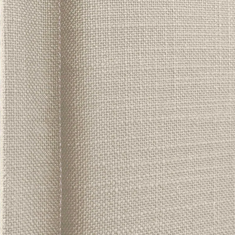 DHOME Plain Natural Leinen Kopfteil mit Einfassung gepolstertes Kopfteil Bett Modernes Schlafzimmer