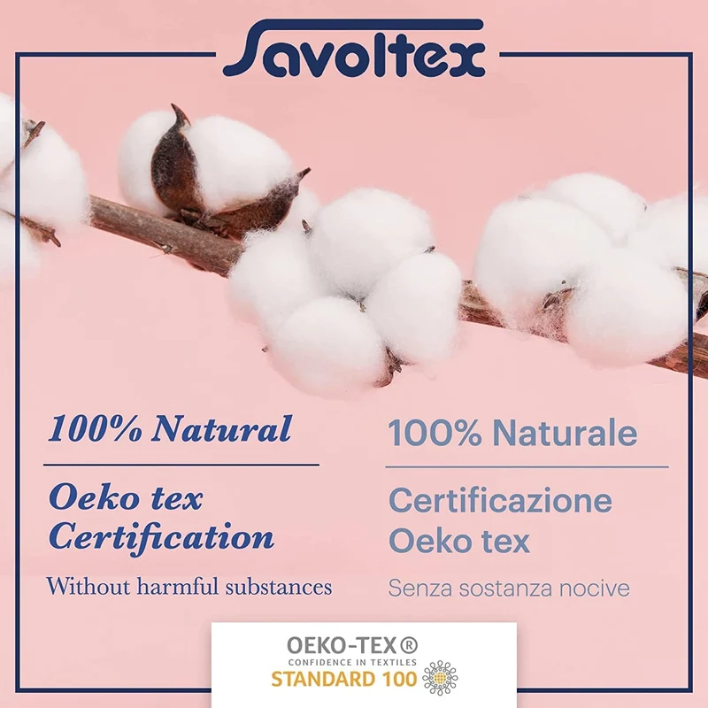PENSIERI DELICATI Bettwäsche-Set für Ehebett aus 100% Baumwolle, Bettwäsche für Doppelbett 180x200 i