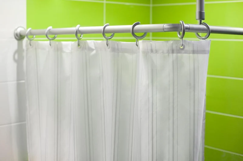 3er ALU WINKELSTANGE BARRIEREFREI CHROM MATT - Bequemes durchschieben des Vorhangs ohne Hindernis -