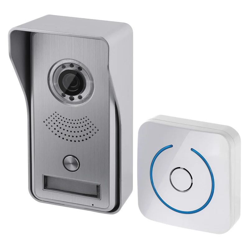 EMOS Video-Türklingel WLAN mit App-Steuerung / Wireless Video-Türsprechanlage mit Kameraeinheit, Kli