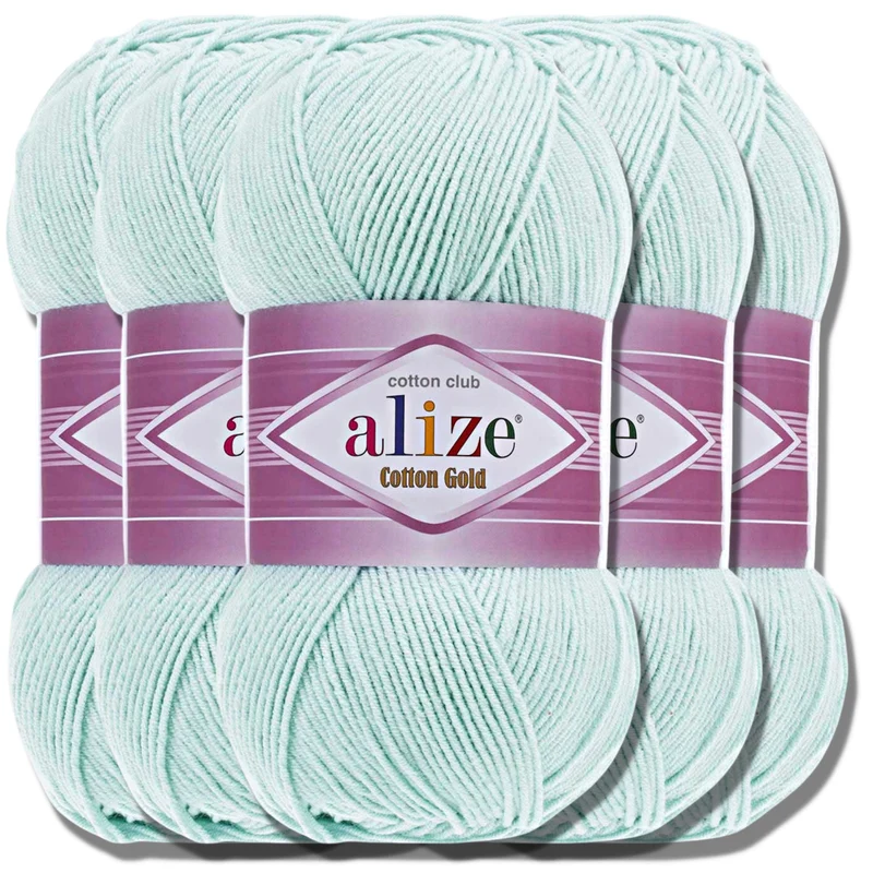 Alize 5x 100g Cotton Gold Batik Türkische Premium Wolle Baumwolle und Acryl Handstrickgarne Garn Yar