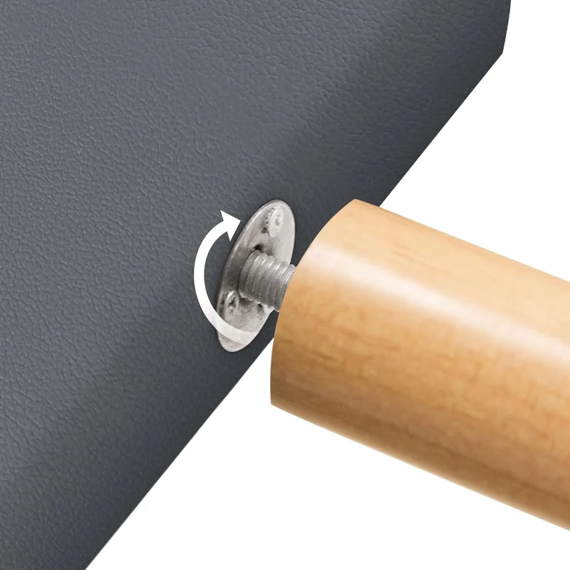 DHOME Kopfteil aus Kunstleder oder Stoff AQUALINE Pro Kopfteil Polsterkopfteil Luxusbett (Kuntsleder