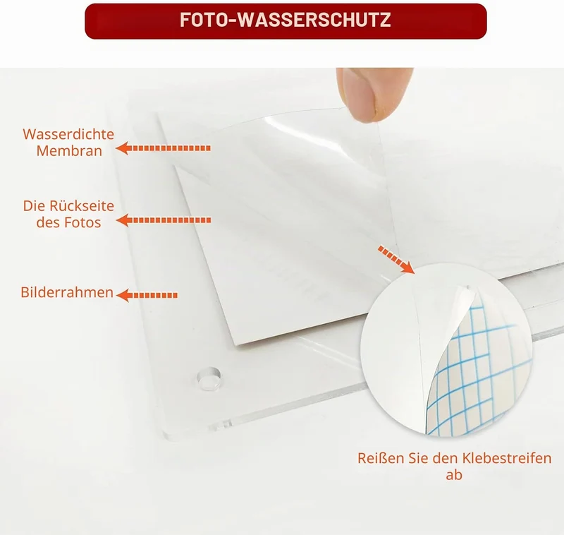 144,8 cm Bilderrahmen für Grab Acryl Outdoor Grab Marker Gedenkstätten Friedhofsdekorationen für Ged