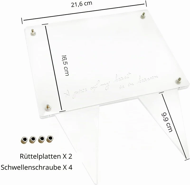 144,8 cm Bilderrahmen für Grab Acryl Outdoor Grab Marker Gedenkstätten Friedhofsdekorationen für Ged