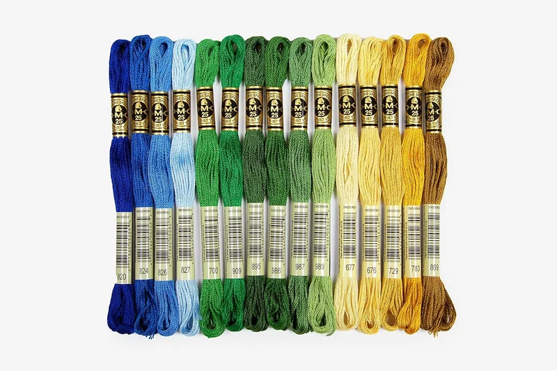 DMC Lot de 30 fils à broder pour décoration de vacances 8.7-Yards sortiert, 8.7-Yards sortiert