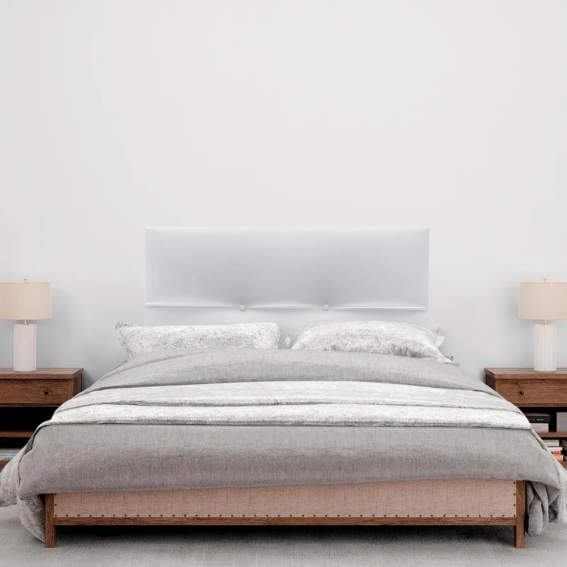 DHOME Kopfteil aus Kunstleder oder Stoff AQUALINE Pro Kopfteil Polsterkopfteil Luxusbett (Kunstleder