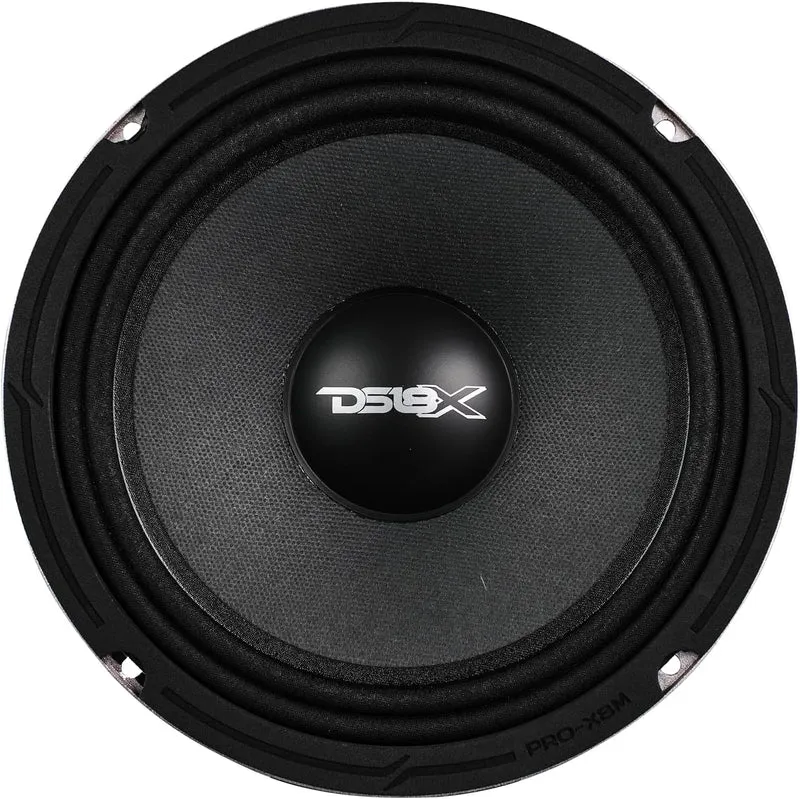 DS18 PRO-X8M Auto-Mitteltöner-Lautsprecher, 20,3 cm (8 Zoll), 550 W, 8 Ohm, Bass-Lautsprecher 20,3 c