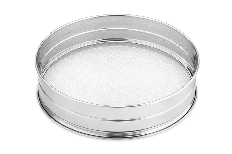 thermohauser Sieb gross (Edelstahl rostfrei), grob, Maschenweite 6,0x6,0 mm, Durchm. 35,0 cm Maschen
